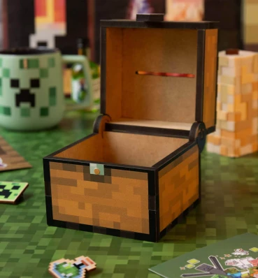 Скриня Minecraft ⦁ Шкатулка у стилі гри Майнкрафт ⦁ Подарунок геймеру ПЕРЕДЗАМОВЛЕННЯ НА 08.07