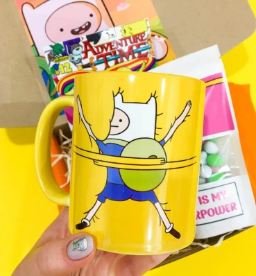 Чашка с Джейком, Бимо и Фином • Кружка • Время Приключений • Adventure Time