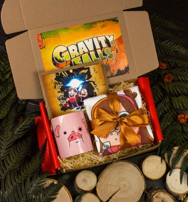 Бокс Гравіті Фолз • medium • Подарунковий набір для фанатів серіалу Gravity Falls