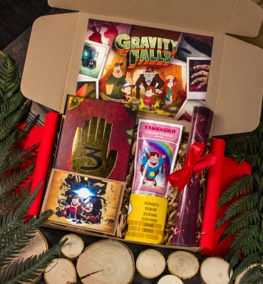 Бокс Гравити Фоллз • middle • Подарочный набор для фанатов сериала Gravity Falls