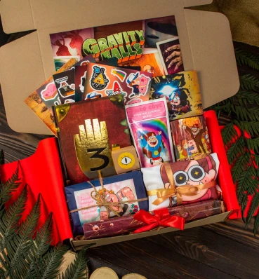 Бокс Гравити Фоллз • max • Подарочный набор для фанатов сериала Gravity Falls