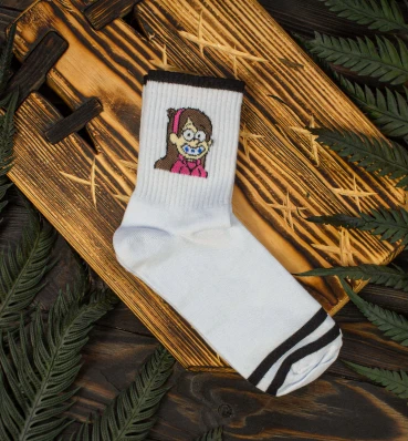 Шкарпетки Мейбл • Одяг в стилі Гравіті Фолз • Подарунки фанату Gravity Falls