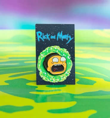 Значок з Морті • Пін • Сувеніри Рік і Морті • Подарунки Rick and Morty