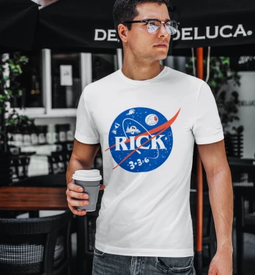 SALE Футболка №15 • Rick NASA • Одяг Рік і Морті • Мерч • Rick and Morty