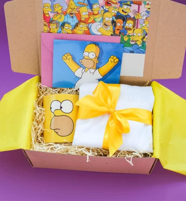 Бокс • medium • Симпсоны • Подарочный набор для фанатов мультсериала • The Simpsons