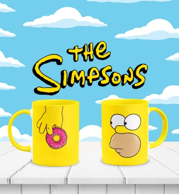 Чашка с Гомером • Подарок для фанатов мультсериала The Simpsons