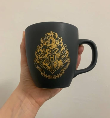 УЦЕНКА Чашка деколь Hogwarts серая ⚡️ Кружка Гарри Поттер ⚡️ Подарки Хогвартс ⚡️ Harry Potter