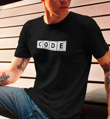 Футболка №17 • CODE • Одяг для IT-спеціаліста чи розробника • Мерч • Подарунок на День Програміста