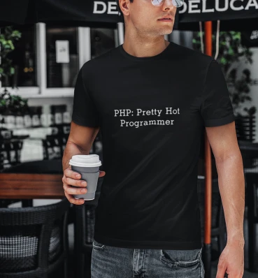 Футболка №5 • PHP • Одяг для програміста, розробника або айтішника