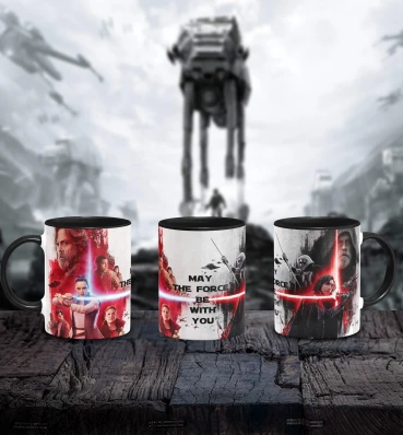 Чашка №4 • Последние джедаи • Звездные Войны • Кружка • Подарок фанату Star Wars