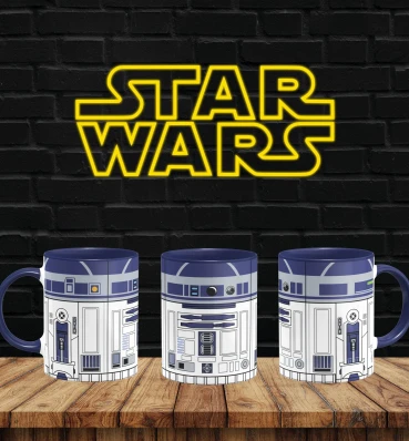 Чашка №2 • R2-D2 ⦁ Звездные Войны ⦁ Кружка ⦁ Подарок фанату Star Wars