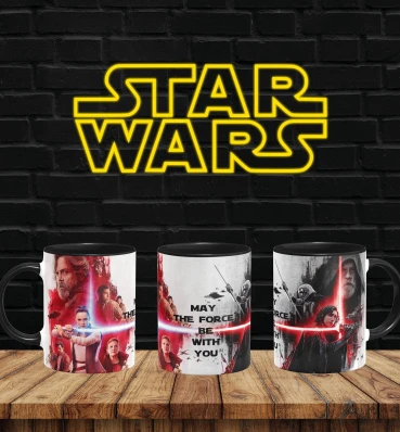 Чашка №4 • Последние джедаи ⦁ Звездные Войны ⦁ Кружка ⦁ Подарок фанату Star Wars