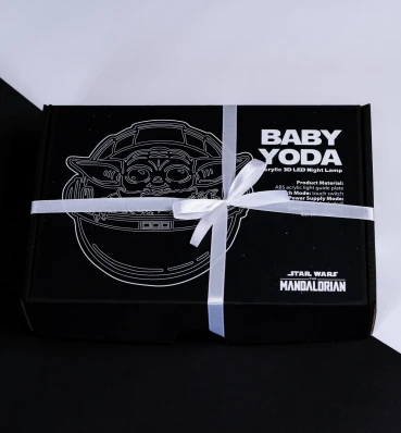 Светильник Baby Yoda ⦁ Лампа с малышом Грогу ⦁ Сувениры и аксессуары Star Wars и Mandalorian ⦁ Подарок Звездные Войны и Мандалорец ПРЕДЗАКАЗ