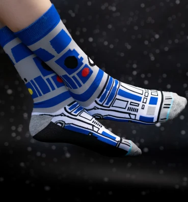 Носки с R2-D2 • Звездные Войны ⦁ Одежда и аксессуары ⦁ Подарок фанату Star Wars