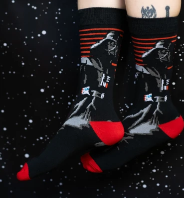 Шкарпетки з Дартом Вейдером • Зоряні Війни ⦁ Одяг та аксесуари ⦁ Подарунок Star Wars