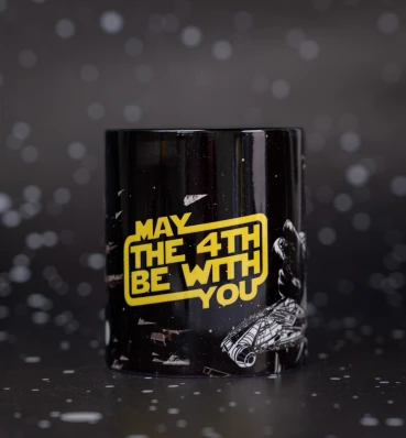 Чашка №1 • May the 4th be with you ⦁ Зоряні Війни ⦁ Горнятко ⦁ Подарунок фанату Star Wars