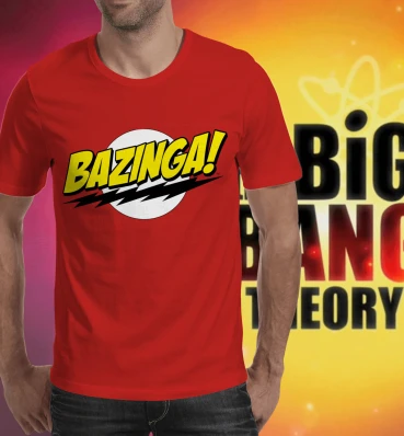 Футболка №5 • Bazinga • Теория большого взрыва • The Big Bang Theory