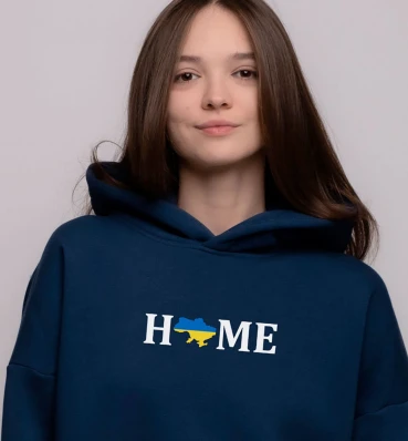Худи OVERSIZE №5 • Home • Патриотическая одежда • Мерч Ukraine