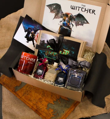 Бокс Ведьмак ║ Premium craft ║ Witcher ║ Подарочный набор в стиле Ведьмака