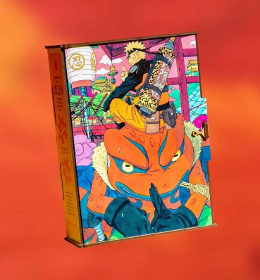 Пазли • Наруто та Гамакічі • Сувеніри та атрибутика • Подарунки в стилі аніме Naruto