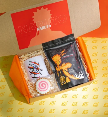 Бокс • classic • Naruto • Подарочный набор фанату аниме • Подарок в стиле Наруто