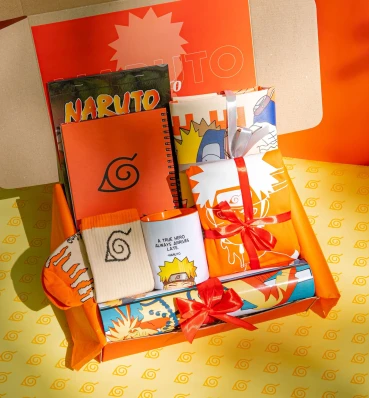 Бокс • max • Naruto • Подарунковий набір фанату аніме • Подарунок в стилі Наруто