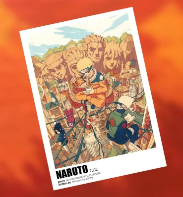 Листівка ⦁ Наруто ⦁ Сувеніри та атрибутика ⦁ Подарунки в стилі аніме Naruto