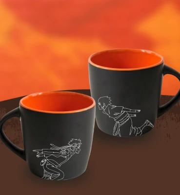 Чашка деколь Наруто и Саскэ ⦁ Кружка Узумаки и Учиха ⦁ Сувениры и посуда ⦁ Подарки в стиле аниме Naruto