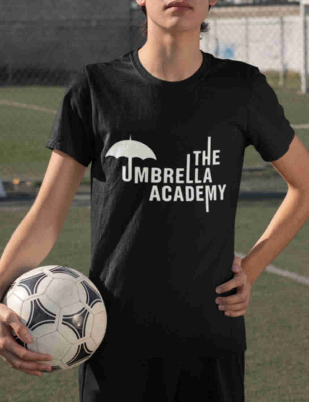 Футболка №11 • Логотип  • Академія Амбрелла, чорнаФото №21