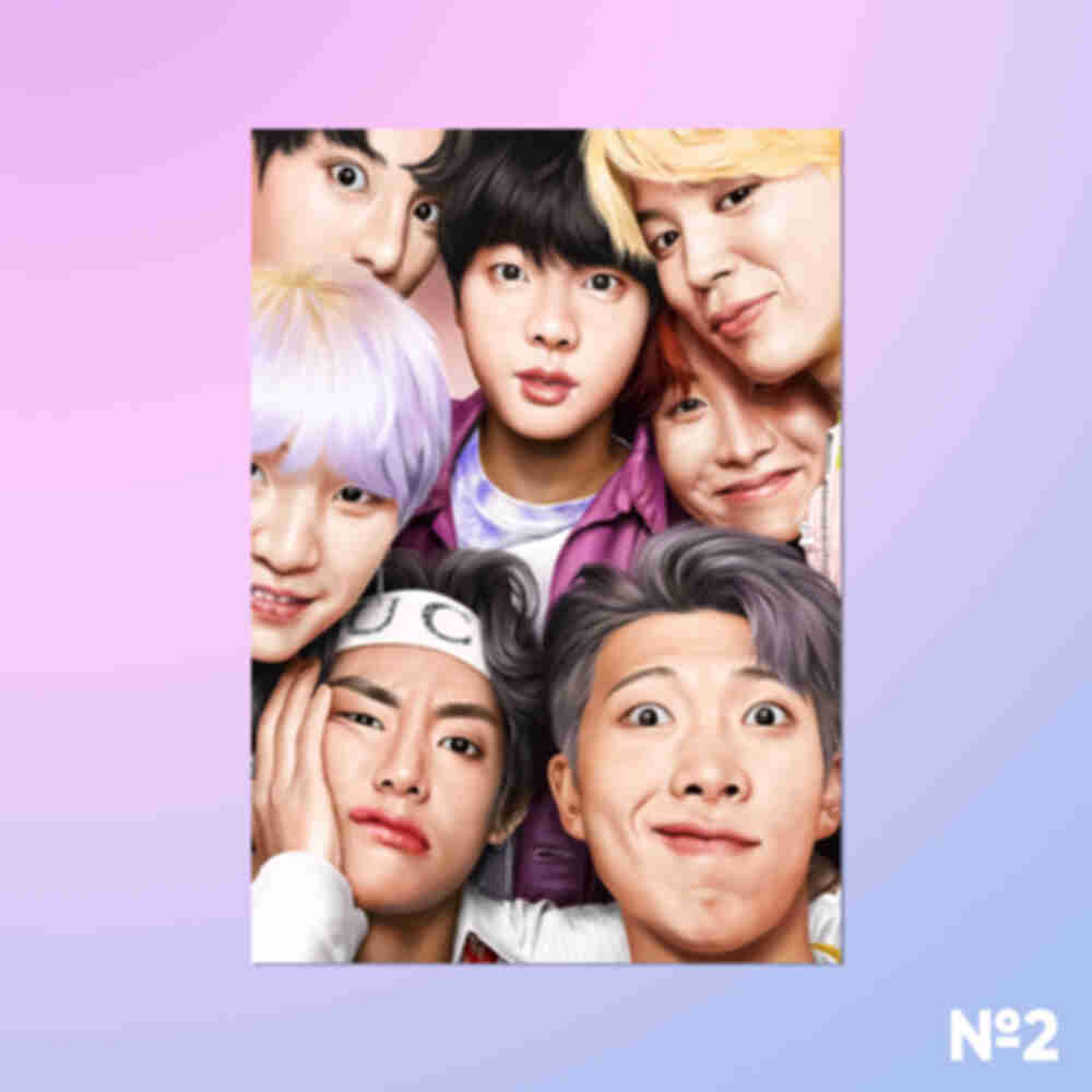 Постер №2 Учасники гурту • БТС ⦁ Подарунок для фанатів K-POP та корейської групи BTSФото №33