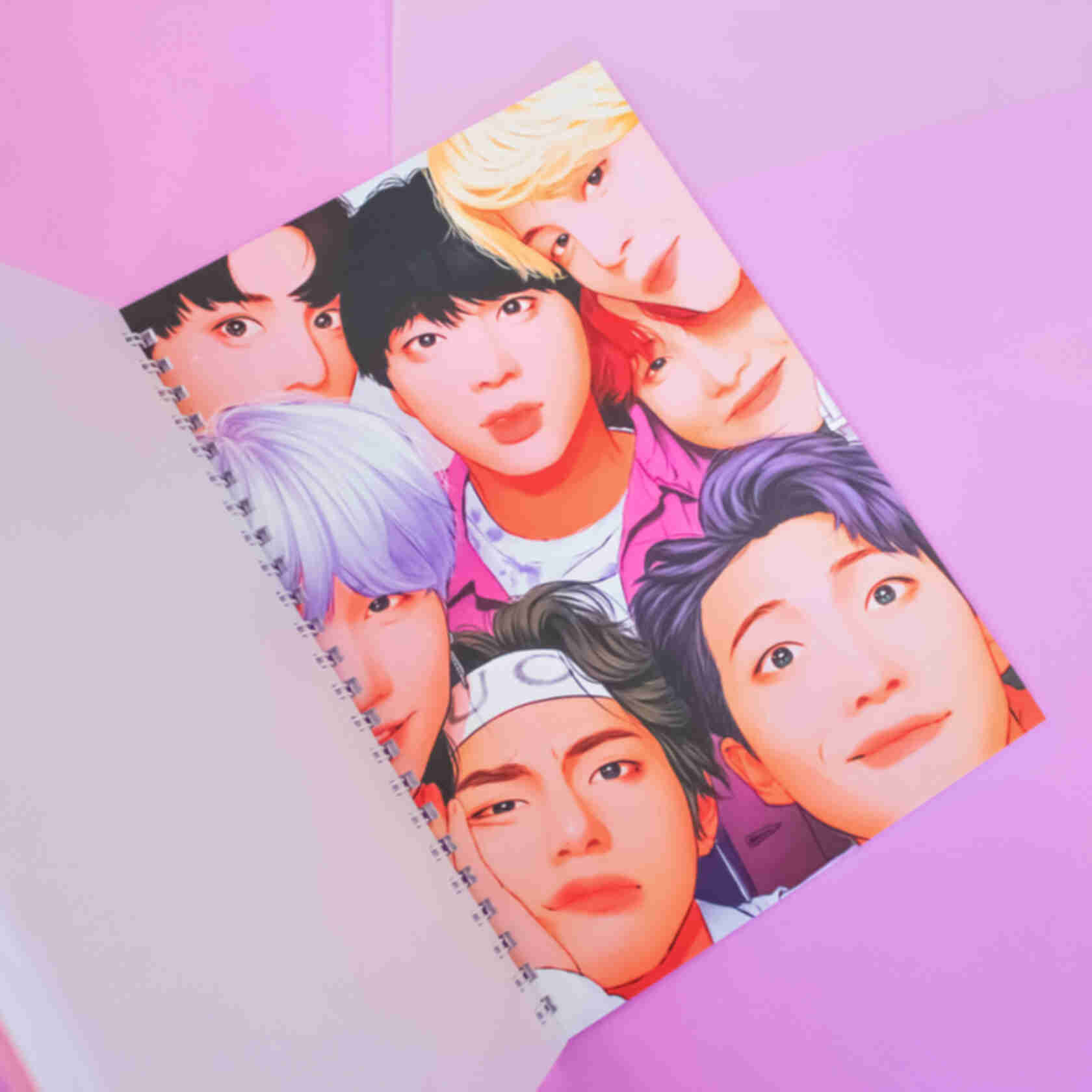 Блокнот • БТС ⦁ Скетчбук в м'якій палітурці ⦁ Подарунок для фанатів K-POP та корейської групи BTSФото №2