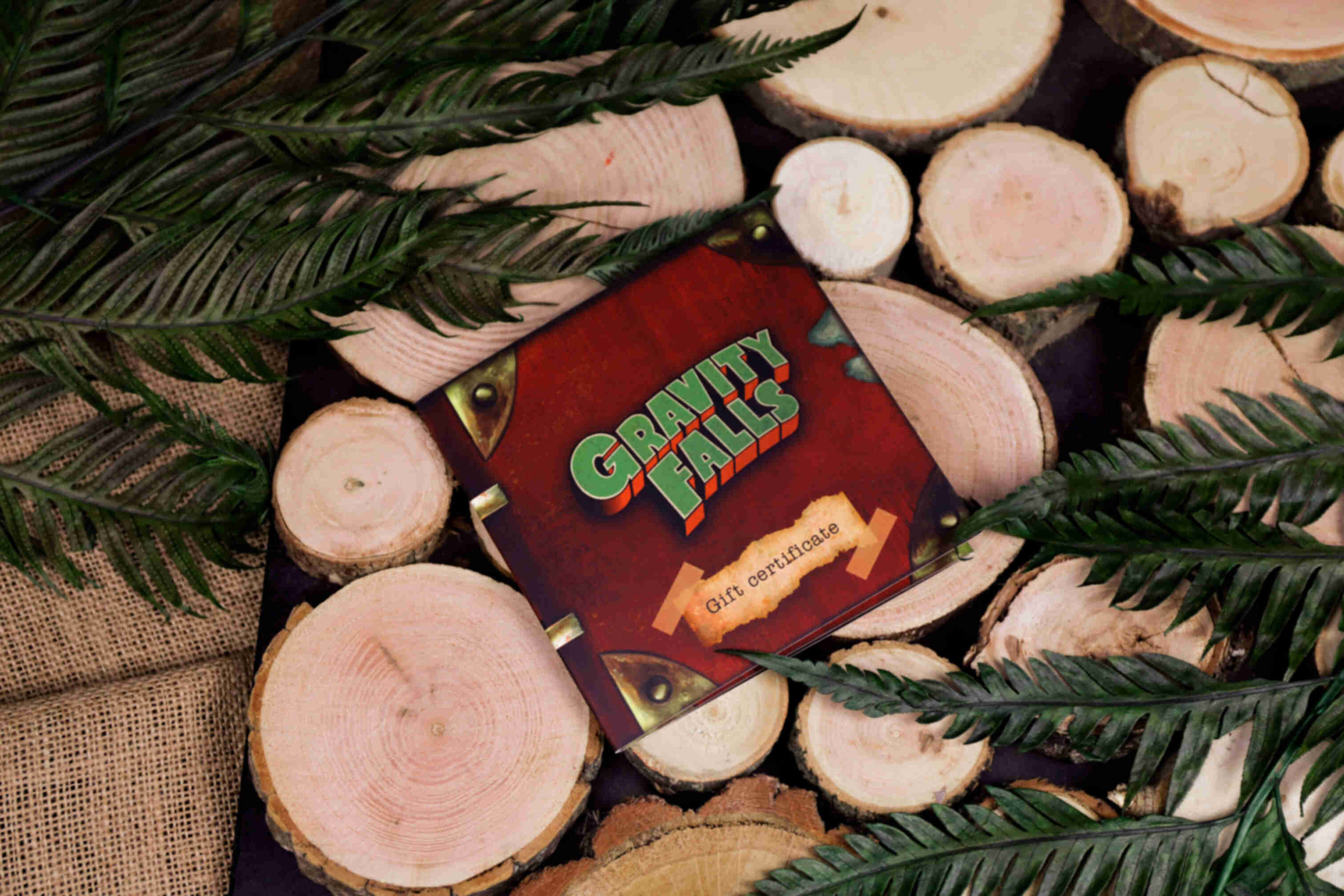 Подарочный сертификат по тематике Гравити Фоллз • Подарок в стиле Gravity Falls