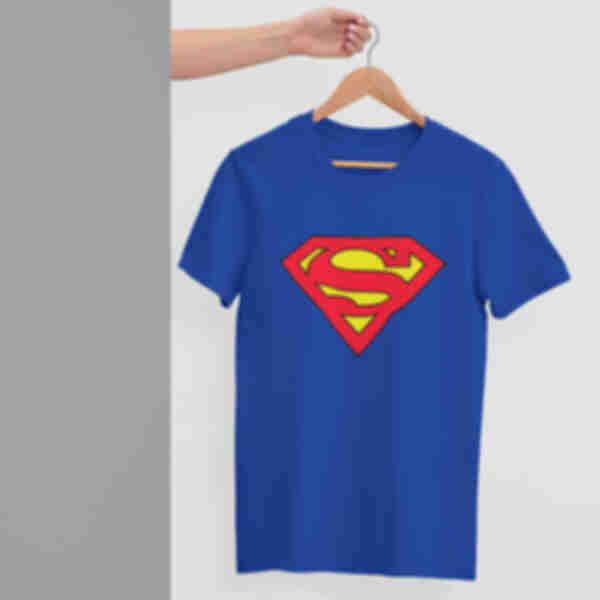 Футболка №14 • Логотип Супермена • Superman • Мерч • Одяг з супергероями в стилі DC