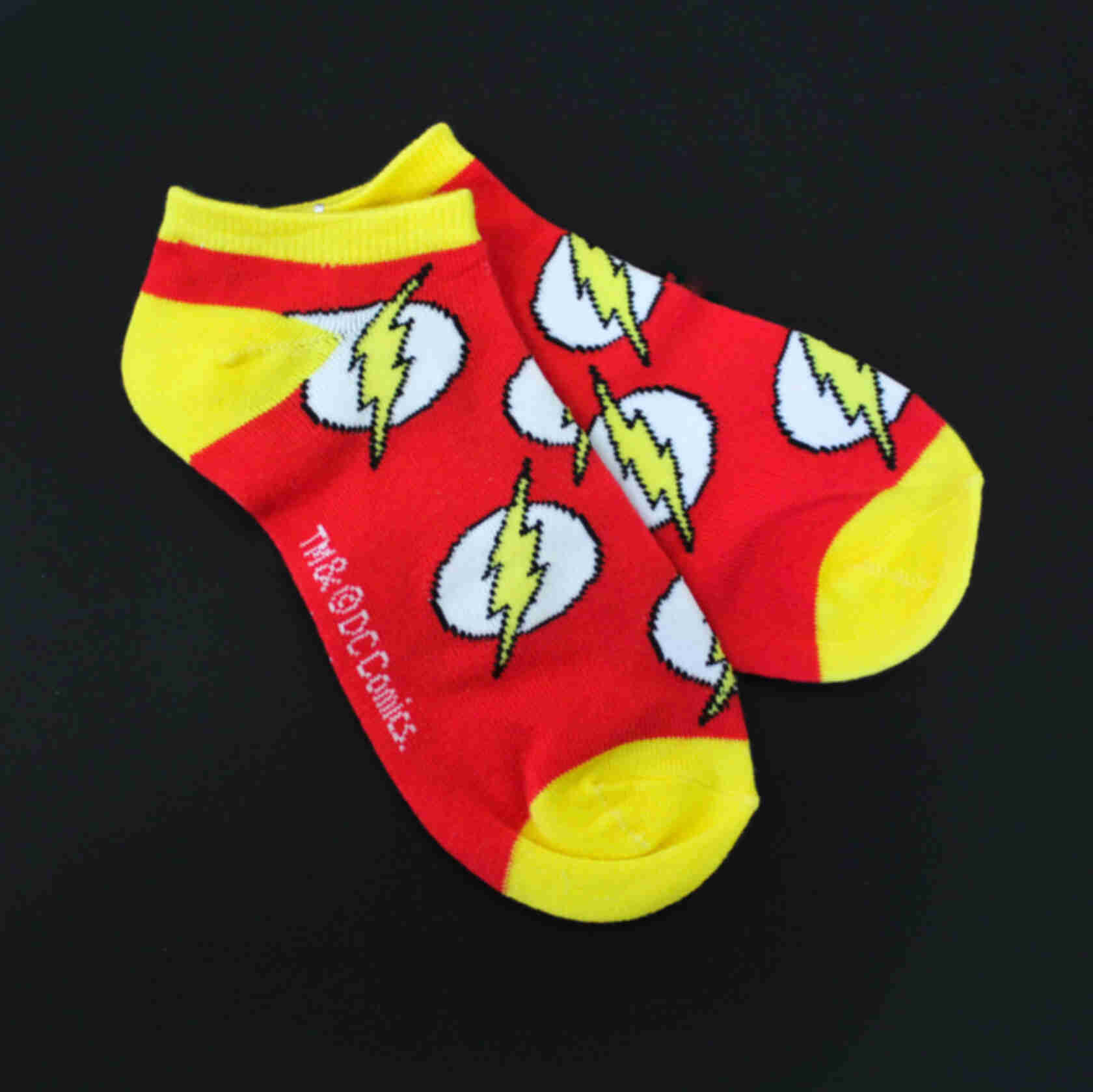 Супергеройські шкарпетки з Флешем ⦁ Одяг Flash ⦁ Подарунки в стилі всесвіту DCФото №7