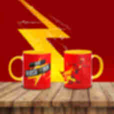 Чашка з Флешем ⦁ Flash ⦁ Горнятко з супергероєм всесвіту DC ⦁ Подарунки ДС