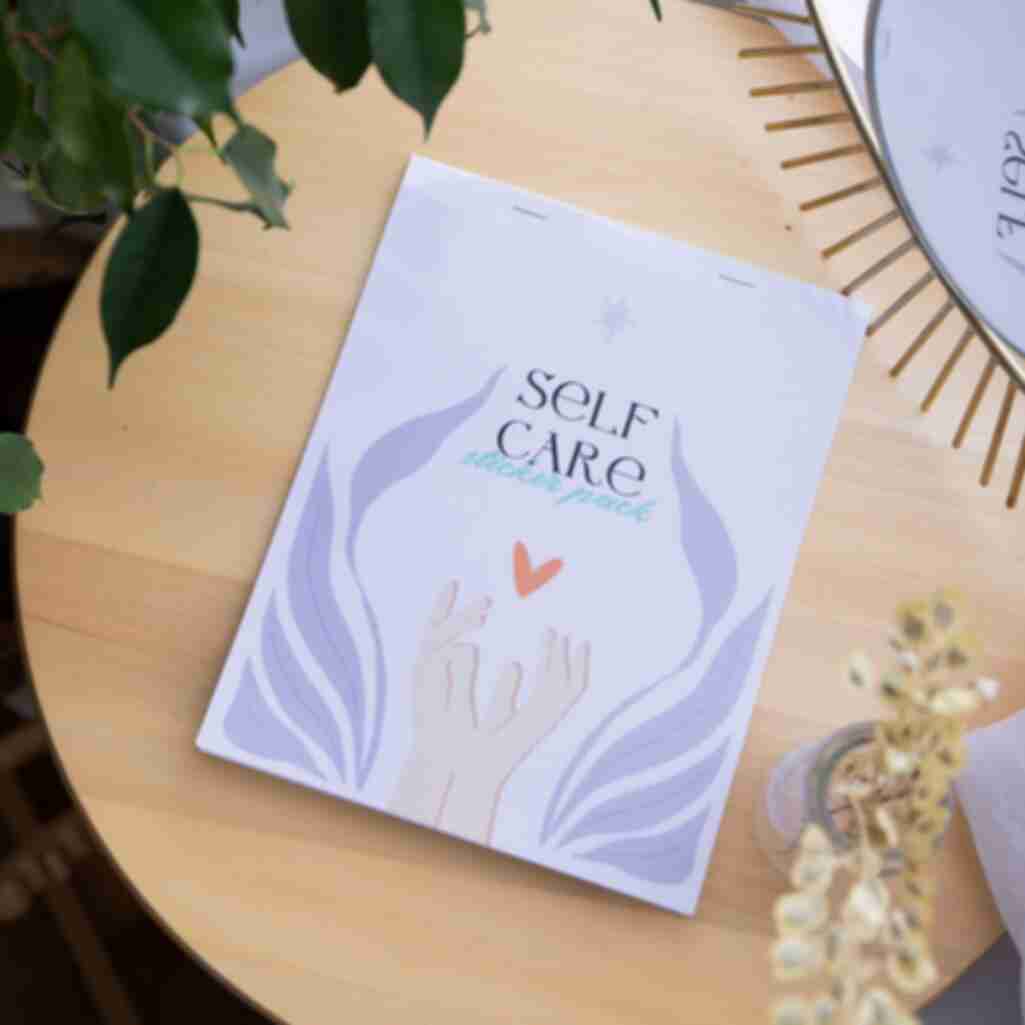 Стикерпак «Self-care» ✨ Наклейки для дневника-планера • Подарок девушке, жене или подруге. Фото №3