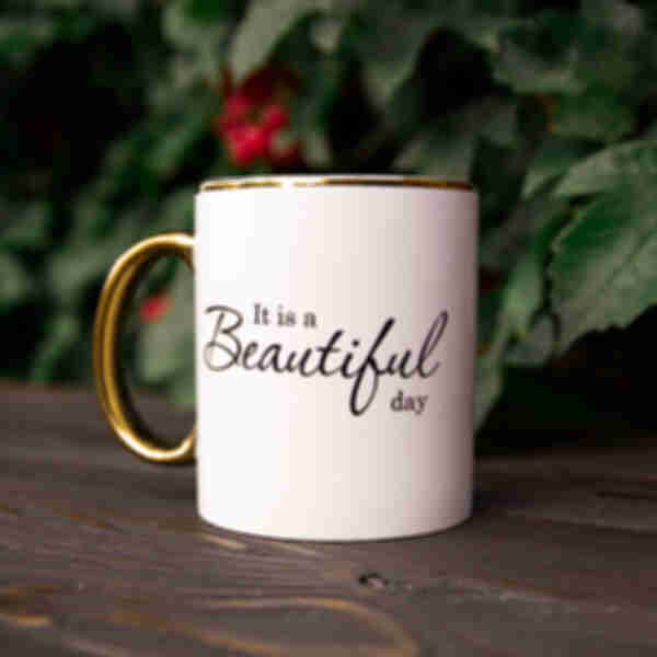 Чашка «It's a beautiful day»