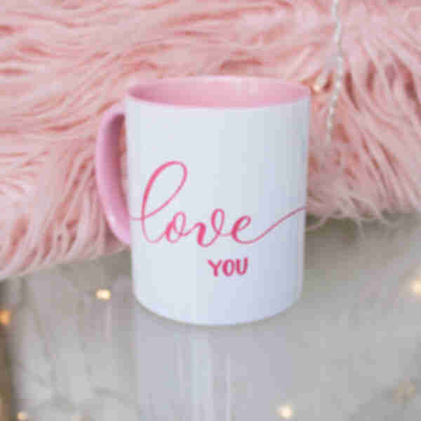 Чашка «Love you» • Кружка на подарунок коханій дівчині, дружині