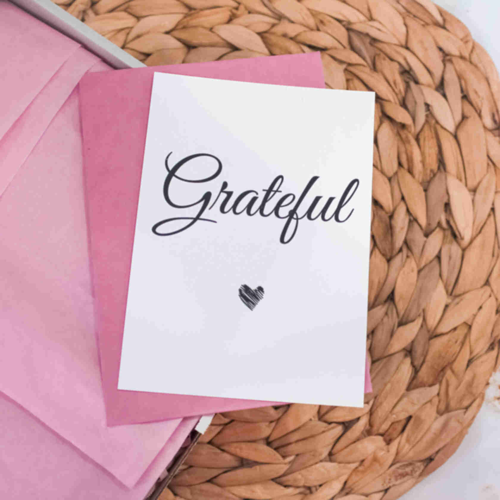 Листівка 'Grateful' PinkФото №5