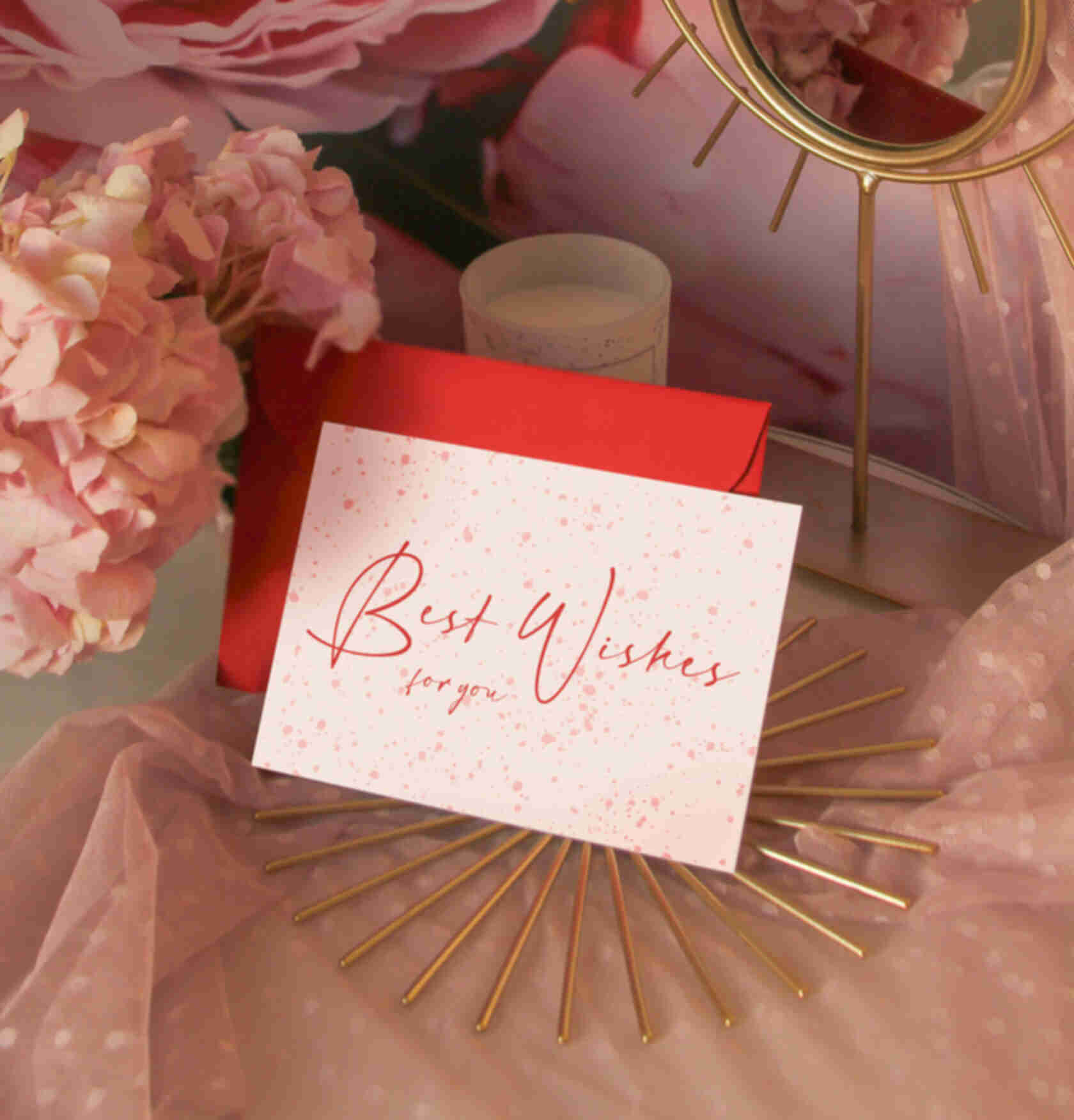 Листівка 'Best Wishes For You' The Cherry garden, Women's Day mini №2Фото №5