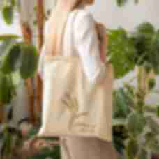 Шоппер «Bravery» • Патриотическая дизайнерская эко-сумка • Подарок девушке на 8 марта 