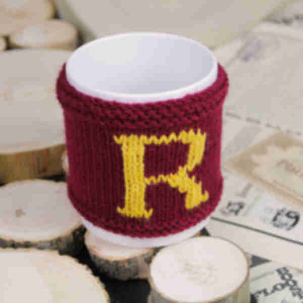 Чашка у в'язанному чохлі під светр Рона Візлі  ⚡️ Горнятко Гаррі Поттер ⚡️ Harry Potter