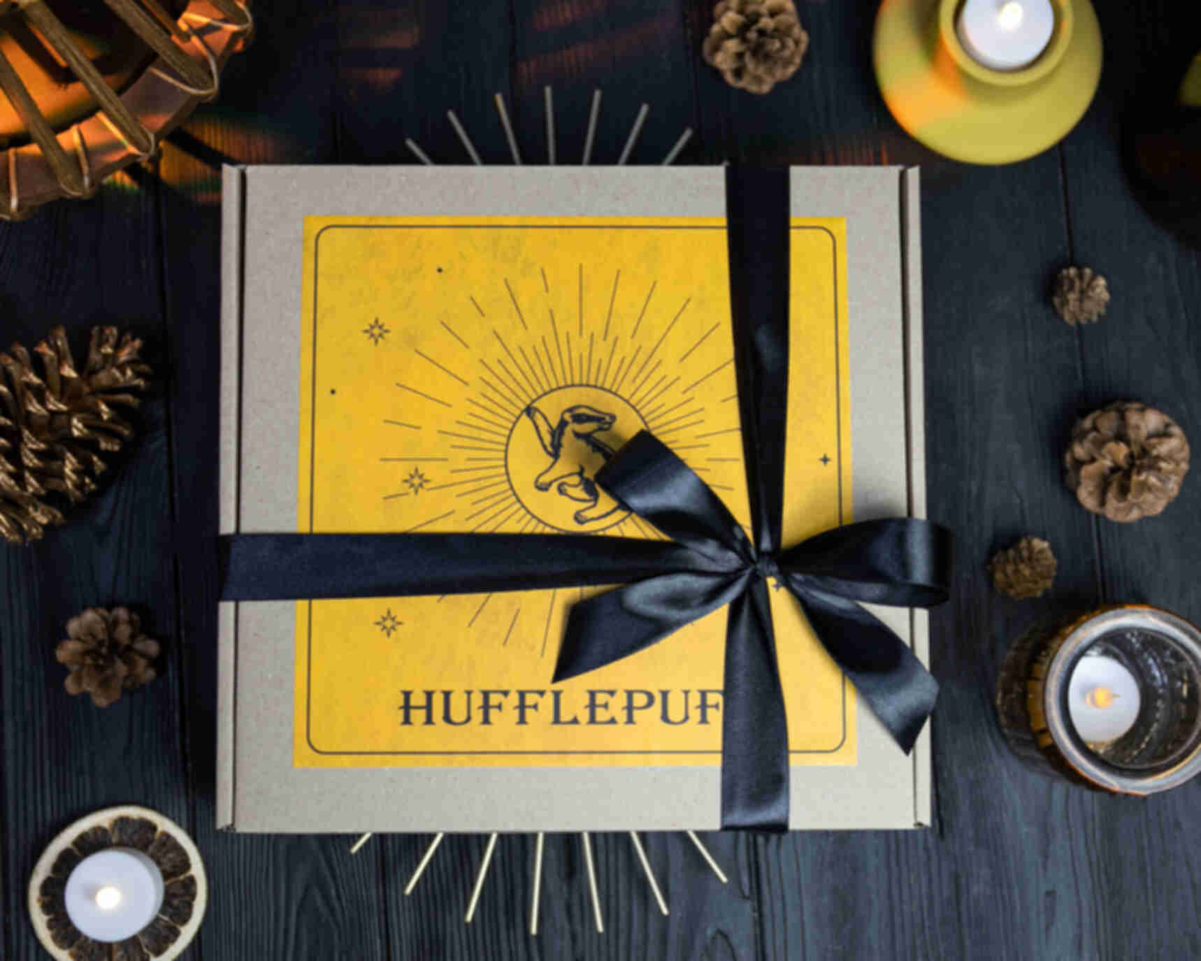 Подарочная коробка Hufflepuff ⚡️ Гарри Поттер classic/max. Фото №9