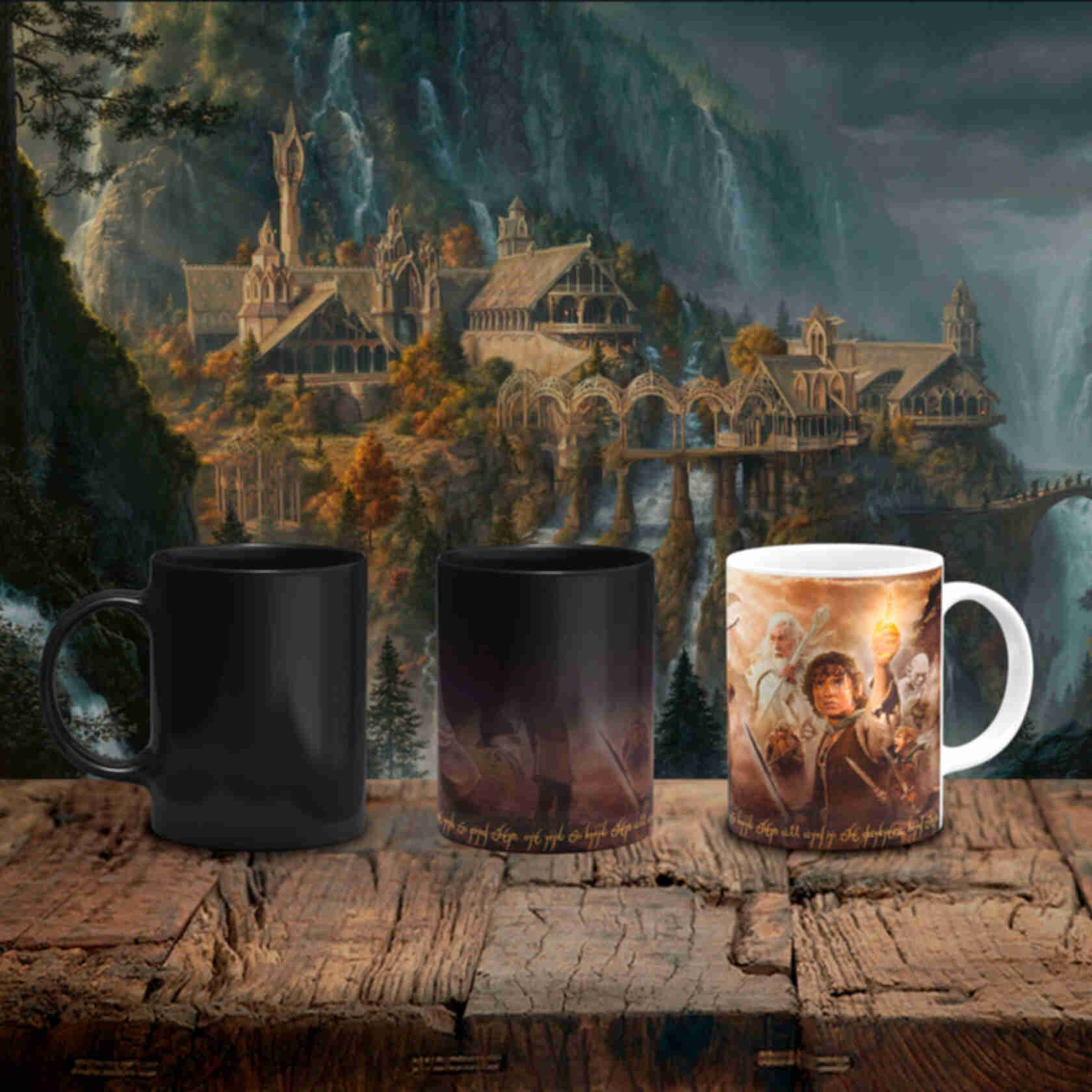 Магічна термо-чашка з персонажами ⦁ Кружка Володар Перснів • The Lord of the RingsФото №18