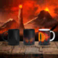 Магічна термо-чашка з оком Саурона ⦁ Кружка Володар Перснів • The Lord of the Rings