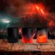 Магічна термо-чашка з Єдиним Перснем в полум'ї ⦁ Володар Перснів • The Lord of the Rings