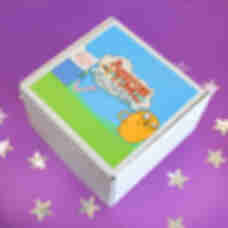 Подарункова коробка с декором Adventure Time