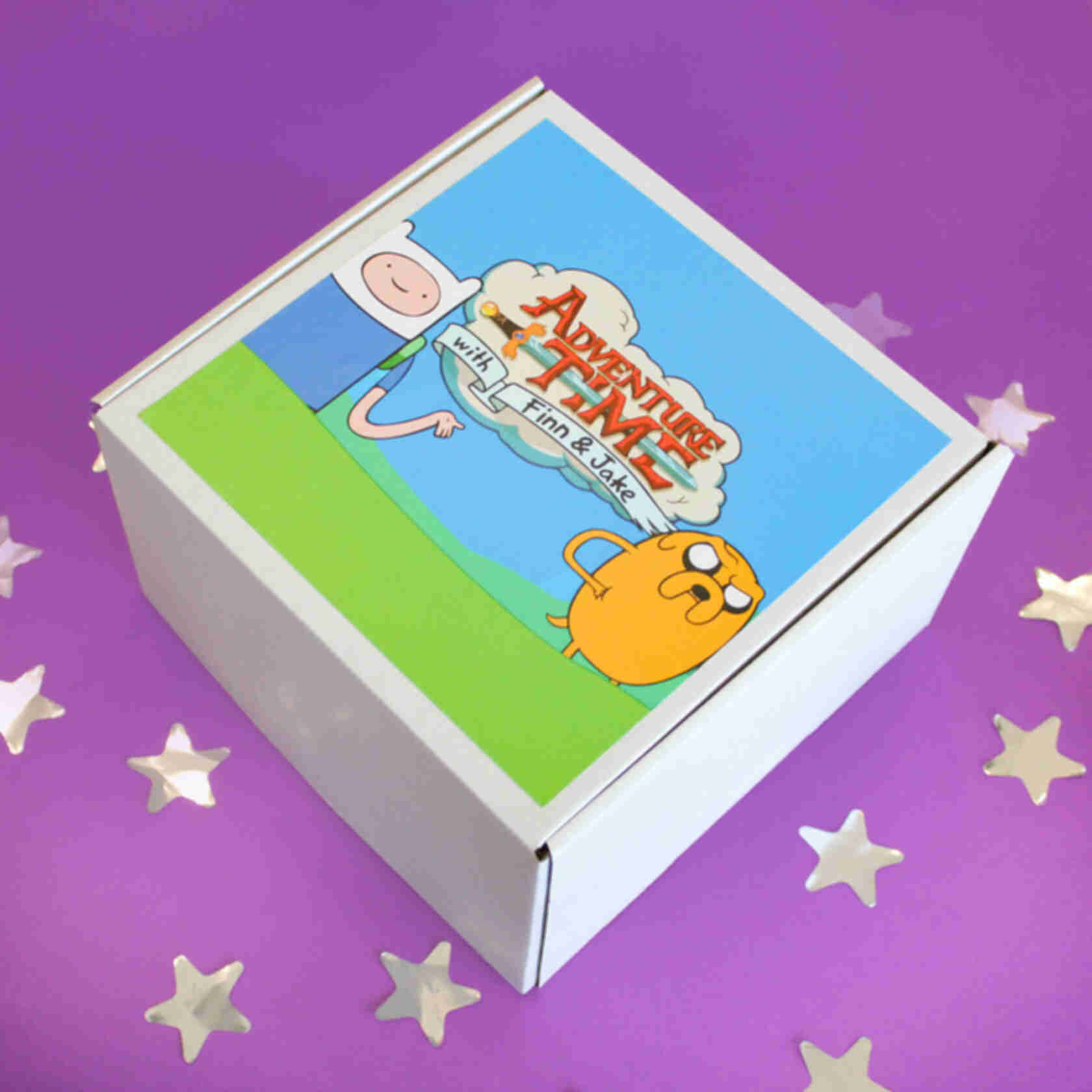 Подарункова коробка с декором Adventure TimeФото №6