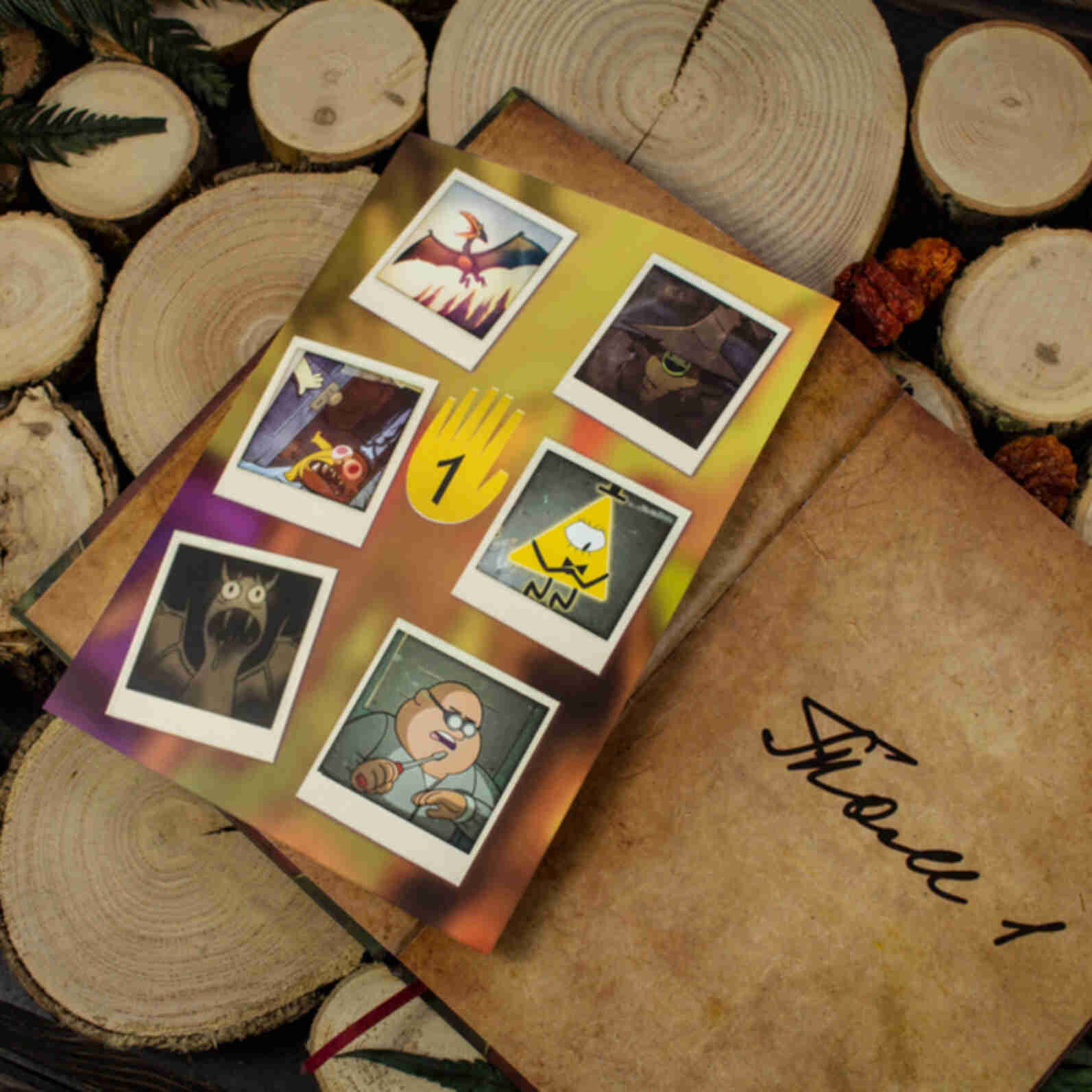 Набір Щоденників Діппера №1,2,3 • Блокноти Гравіті Фолз • Подарунок для фанатів серіалу Gravity FallsФото №9