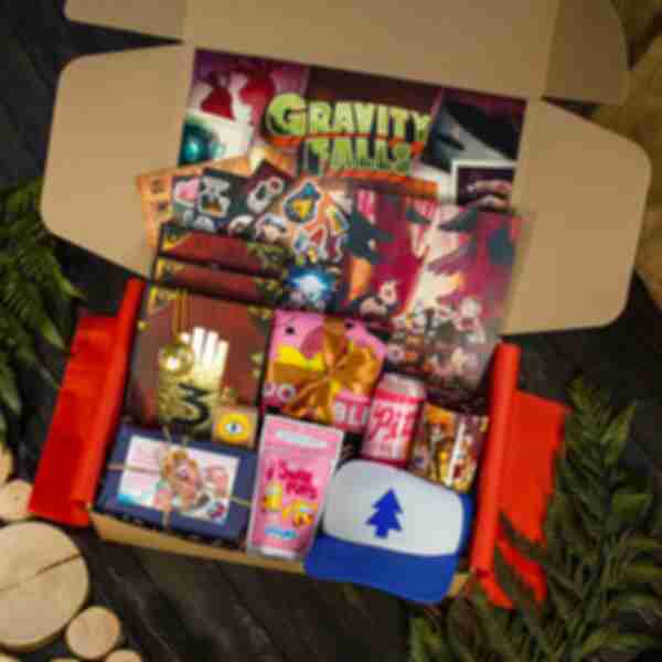 Бокс Гравіті Фолз • premium • Подарунковий набір для фанатів серіалу Gravity Falls 